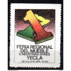 Viñeta de yecla feria del mueble 1978