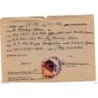 Papel de 1938 con sello