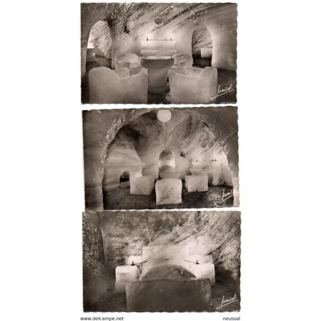 3 postales de habitaciones de hielo