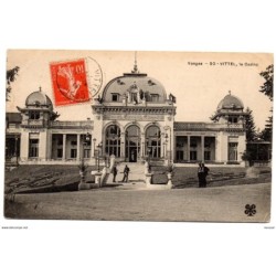 Postal circulada de vittel  le casino