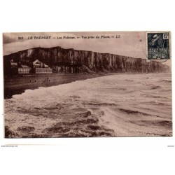 Postal  circulada  de  le treport les falaises