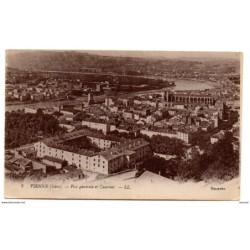 Postal  Isere  Vienne  vue generale et casernes