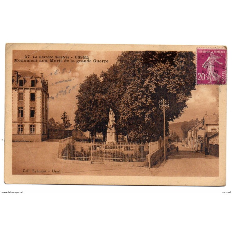Postal de ussel La correze illustree Postal de ussel La correze illustree