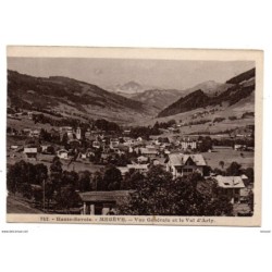 Postal de  megeve  vue generale et le val dArly