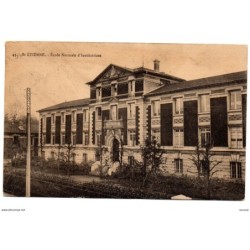 Postal de st etienne  Ecole normale dinstitutrices