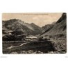 Postal  circulada de 1907  Les granges du GrandGalibier et le Col des Rochilles