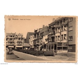 Postal  de westende  avenue des portiques