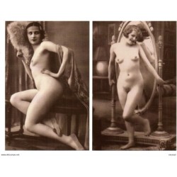 Reproducción de postales de desnudos