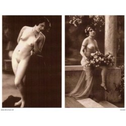 Reproducción de postales de desnudos