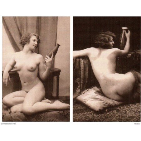 Reproducción de postales de desnudos