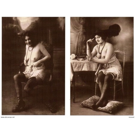 Reproducción de postales de desnudos