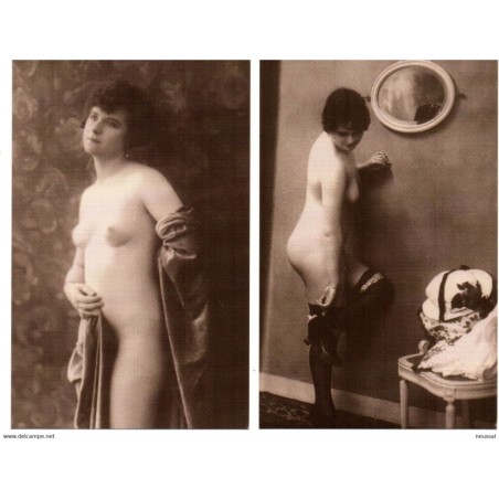 Reproducción de postales de desnudos