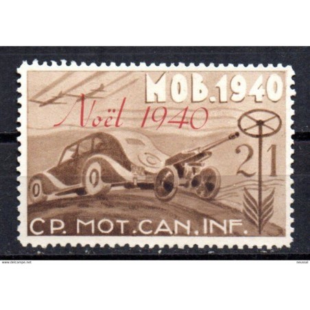 Sello con sobrecarga noel 1940