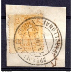 Fragmento con bonito matasellos de 1919