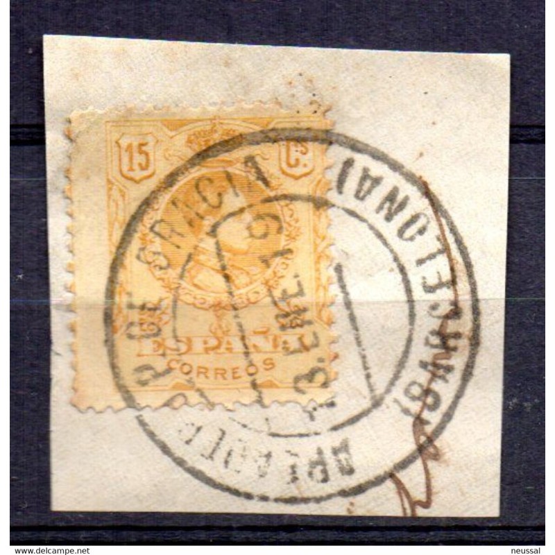 Fragmento con bonito matasellos de 1919 Fragmento con bonito matasellos de 1919
