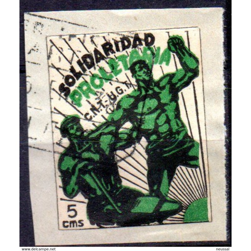 Viñeta de guerra civil con papel Viñeta de guerra civil con papel