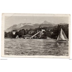 Postal  evian circulada de 1945