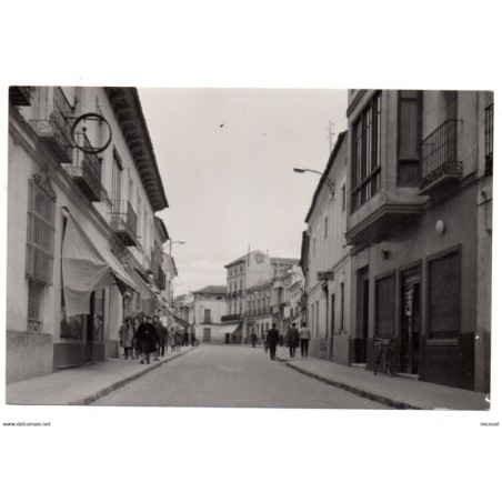Postal  de alcazar de san juan  calle generalisimo