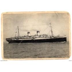 Postal  circuladade 1938  italia barco Augustus