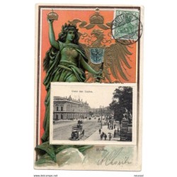 Postal circulada de berlin de 1903