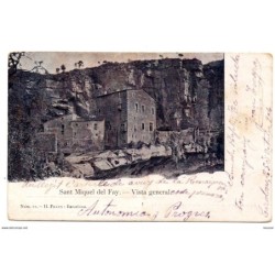 Postal circulada 1904  sant miquel del fay