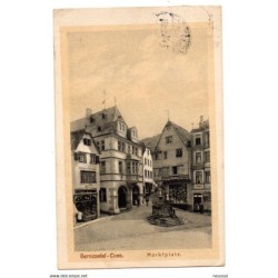 Postal circulada de berncastel marktplatz