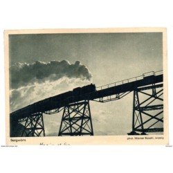 Tarjeta postal circulada de 1937 matasellos  control oficial de valencia tren  bergwarts