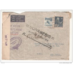 Carta de suiza a  brasil 1941
