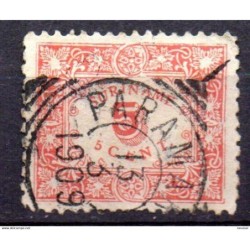 Sello taxa  surinam  5 cents