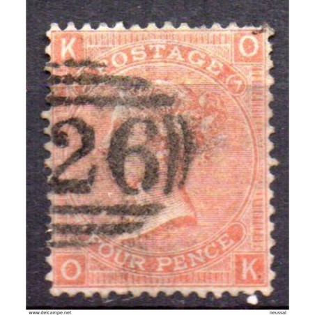 Sello  grand bretaña parilla 26