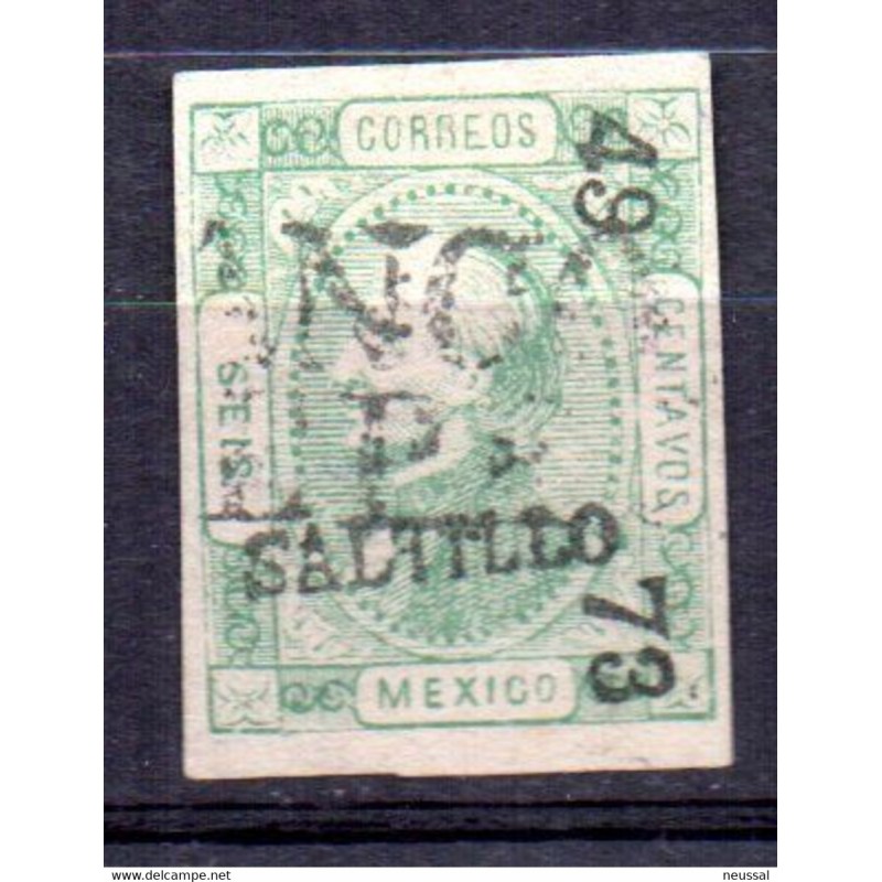 Sello de mexico con sobrecarga saltillo Sello de mexico con sobrecarga saltillo