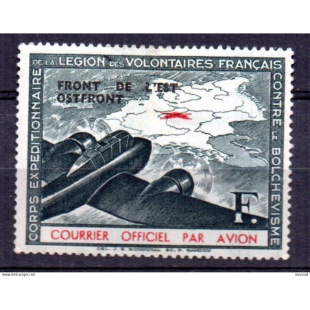 Sello n 4 Legion volontaires franais