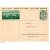 Entero postal de Suiza circulado año 1933