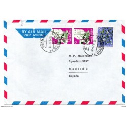 Carta con matasellos 1976 Suiza