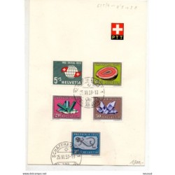 Sellos de Suiza Pro Patria 1959