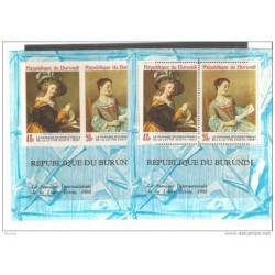 2 Hb 25 de burundi dentada y sin dentar