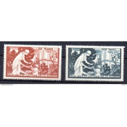 Sellos  n 5960  beneficiencia ptt francia