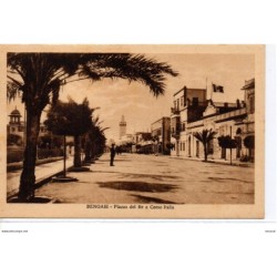 Postal original de Libia Antigua Colonia Italiana Circulada en 1930