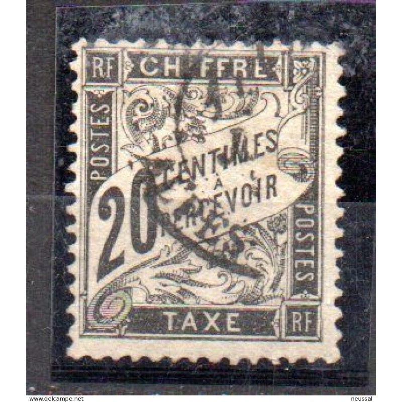 Sello n taxe 17 Francia Sello n taxe 17 Francia