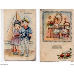 Antiguas y graciosas postales circuladas dirigidas a la Comunidad Valenciana