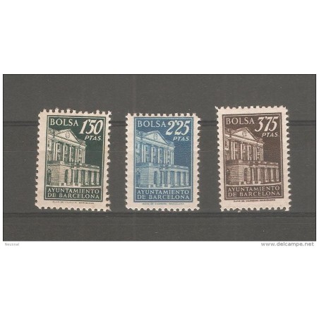 3 sellos ayuntamiento de barcelona bolsa