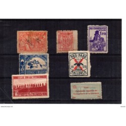 Lote de 7 Viñetas de la Guerra Civil
