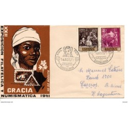 Sobre XXII Exposición Filatélica y Numismática 1971