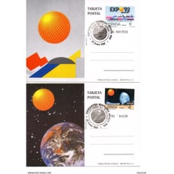 Tarjetas postales de 1 día 1987