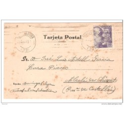 Tarjeta postal direccion alcala de chivert