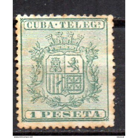 Sello telegrafo n 32 cuba