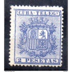 Sello  n telegrafos 33  Cuba