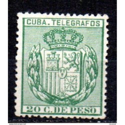 Sello  n telegrafos 63  Cuba
