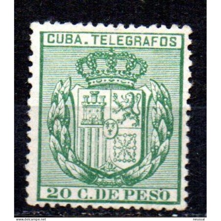 Sello  n telegrafos 63  Cuba