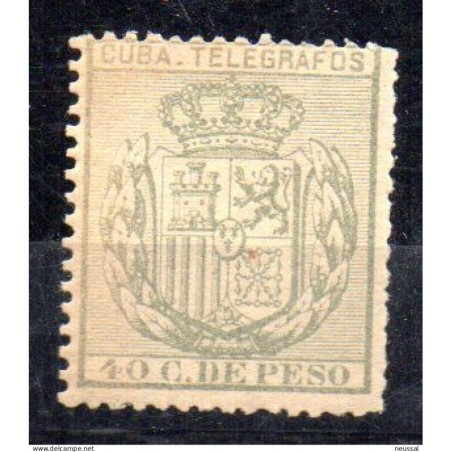 Sello  n telegrafos 67  Cuba